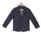 Allen Solly Junior Blue Solid Tailored Jacket Boys