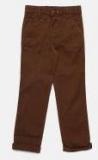 Allen Solly Junior Brown Solid Slim Fit Regular Trouser Boys