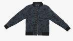 Allen Solly Junior Grey Printed Bomber Jacket Boys