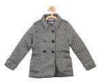 Allen Solly Junior Grey Quilted Jacket Girls