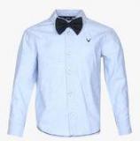 Allen Solly Junior Light Blue Casual Shirt boys