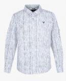 Allen Solly Junior Light Grey Casual Shirt Boys