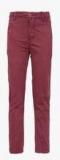 Allen Solly Junior Maroon Regular Fit Trouser Boys