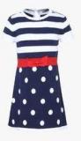 Allen Solly Junior Navy Blue Casual Dress Girls