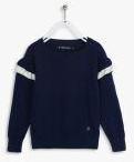 Allen Solly Junior Navy Blue Sweater Girls