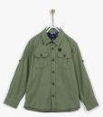 Allen Solly Junior Olive Slim Fit Casual Shirt Boys