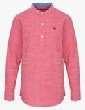 Allen Solly Junior Red Casual Shirt boys