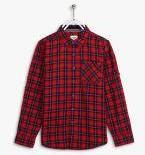 Allen Solly Junior Red Slim Fit Casual Shirt boys