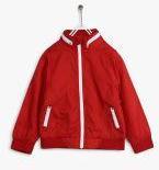 Allen Solly Junior Red Solid Bomber Jacket Boys