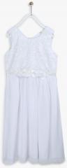 Allen Solly Junior White Casual Dress women