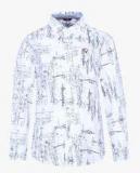 Allen Solly Junior White Regular Fit Casual Shirt boys