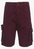 Allen Solly Junior Wine Bermudas Boys