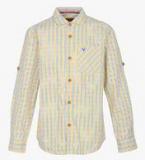 Allen Solly Junior Yellow Casual Shirt Boys