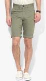 Allen Solly Olive Solid Shorts men