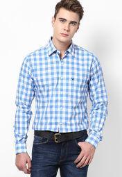 Allen Solly White Full Sleeves Casual Shirts men