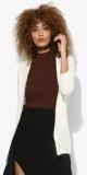 Allen Solly White Solid Shrug women