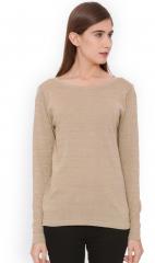 Allen Solly Woman Beige Solid Top women