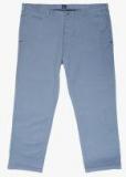 Altomoda By Pantaloons Blue Solid Chinos Women