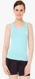 Amante Amant Aqua Blue Seamless Fitness Cami Women