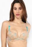 Amante Beige Padded T Shirt Bra Women