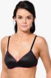 Amante Black Solid Padded T Shirt Bra women