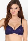 Amante Blue Non Wired Padded Bra Women