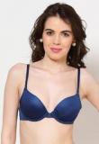 Amante Blue T Shirt Bra Women