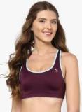 Amante Purple Solid Bra Women