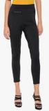 Amari West Black Solid Jeggings women