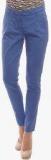 Amari West Blue Solid Chinos women