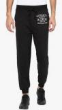 American Crew Black Solid Track Pant men