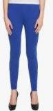 American-elm Blue Solid Leggings Women