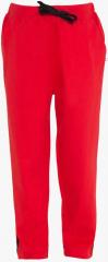 American-elm Red Slim Fit Track Bottom boys