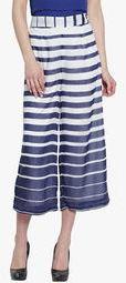 Anasazi Blue Striped Capri Women