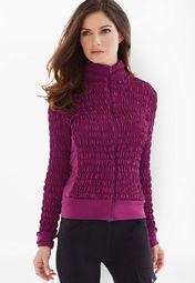 Anatomie Purple Solid Winter Jackets Women