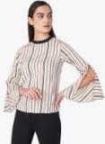 And Off White Printed Blouse Women