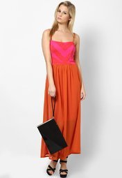 And Orange Dress Women