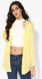 And Yellow Solid Shrug Women