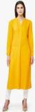 And Yellow Solid Tunic women