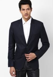 Andrew Hill Navy Blue Color Blazers Men