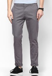 Andrew Hill Slim Fit Grey Formal Trouser Men