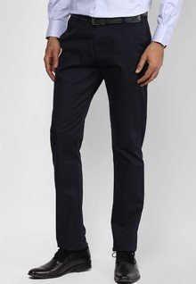 Andrew Hill Slim Fit Navy Blue Formal Trouser men