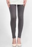 Annabelle By Pantaloons Grey Solid Legging Women