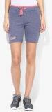 Antigravity Blue Solid Shorts women