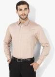 Arrow Beige Regular Fit Formal Shirt Men