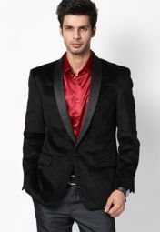 Arrow Black Slim Fit Blazer Men