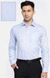 Arrow Blue & White Slim Fit Checked Formal Shirt Men