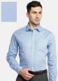 Arrow Blue Classic Slim Fit Checked Formal Shirt Men