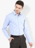 Arrow Blue Printed Slim Fit Formal Shirt Men