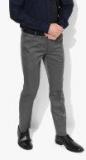 Arrow Grey Solid Slim Fit Formal Trouser men